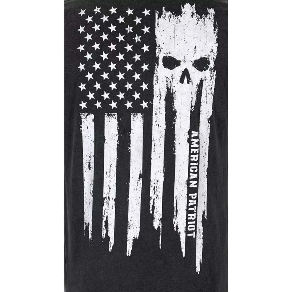 Howitzer Style Men's T-Shirt PATRIOT TORN Military Grunt S M L XL 2XL 3XL 4XL - Picture 8 of 13